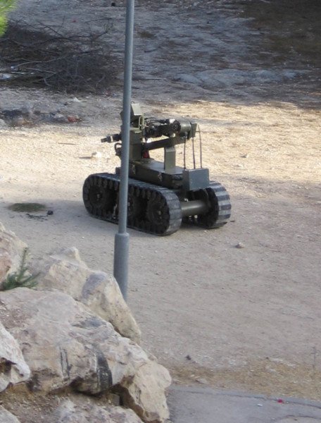 Roboter der Polizei in Isreal