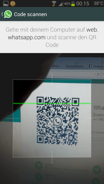 QR-Code scannen WhatsApp QR-Code scannen WhatsApp