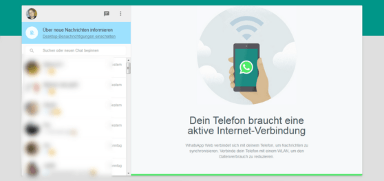 Mit WhatsApp chatten Mit WhatsApp chatten